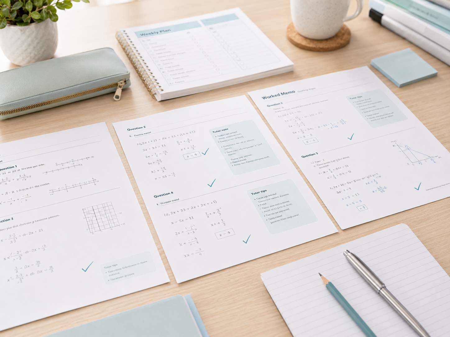 Personalised Worksheets and Memos